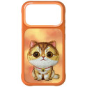 Kryt Nimmy Big Eyed Pet 2.0 pro iPhone 17 Pro Max - oranžový