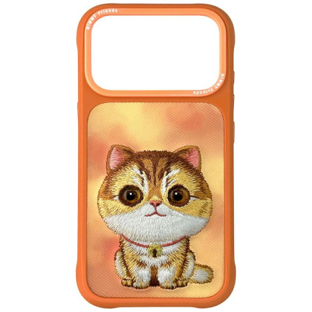 Kryt Nimmy Big Eyed Pet 2.0 pro iPhone 17 Pro Max - oranžový