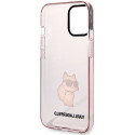 Kryt Karl Lagerfeld CHOUPETTE pro iPhone 12 - růžové