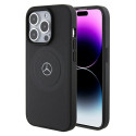 Kryt Mercedes pro iPhone 15 Pro MagSafe - černý