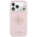 Kryt Guess FW RESIN Logo Case iPhone 17 Pro - růžová