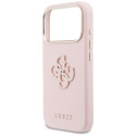Kryt Guess FW RESIN Logo Case iPhone 17 Pro - růžová