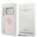 Kryt Guess FW RESIN Logo Case iPhone 17 Pro - růžová