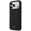 Pouzdro Mercedes Leather 3D MagSafe iPhone 17 Pro - černé