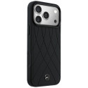Pouzdro Mercedes Leather MagSafe iPhone 17 Pro Max – černé