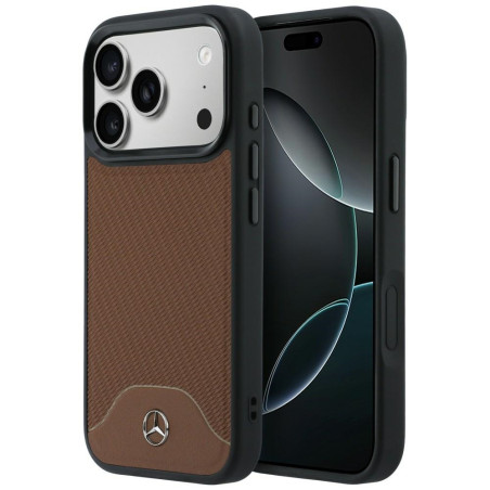 Kryt Mercedes iPhone 17 Pro - hnědá (MagSafe)