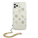 Kryt Guess PEONY CHAIN COLLECTION pro iPhone 11 Pro – zlatý