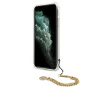 Kryt Guess PEONY CHAIN COLLECTION pro iPhone 11 Pro – zlatý