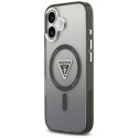 Kryt Guess IML Gradient Triangle Logo iPhone 17 - černé