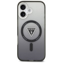 Kryt Guess IML Gradient Triangle Logo iPhone 17 - černé