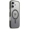 Kryt Guess IML Gradient Triangle Logo iPhone 17 - černé