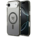Kryt Guess IML Gradient Triangle Logo MagSafe pro iPhone Air - černé