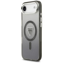 Kryt Guess IML Gradient Triangle Logo MagSafe pro iPhone Air - černé