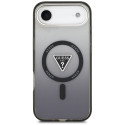 Kryt Guess IML Gradient Triangle Logo MagSafe pro iPhone Air - černé