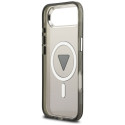 Kryt Guess IML Gradient Triangle Logo MagSafe pro iPhone Air - černé