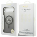 Kryt Guess IML Gradient Triangle Logo MagSafe pro iPhone Air - černé