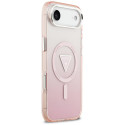 Kryt Guess IML Gradient Triangle Logo pro iPhone Air - růžové