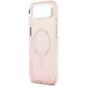 Kryt Guess IML Gradient Triangle Logo pro iPhone Air - růžové