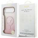 Kryt Guess IML Gradient Triangle Logo pro iPhone Air - růžové