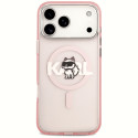 Kryt Karl Lagerfeld CHOUPETTE SKETCH pro iPhone 17 Pro Max - růžové