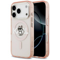 Kryt Karl Lagerfeld CHOUPETTE SKETCH iPhone 17 Pro - růžové