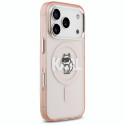 Kryt Karl Lagerfeld CHOUPETTE SKETCH iPhone 17 Pro - růžové