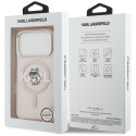 Kryt Karl Lagerfeld CHOUPETTE SKETCH iPhone 17 Pro - růžové