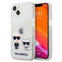 Kryt Karl Lagerfeld KARL & CHOUPETTE Transparent pro iPhone 13 mini