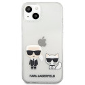 Kryt Karl Lagerfeld KARL & CHOUPETTE Transparent pro iPhone 13 mini