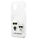 Kryt Karl Lagerfeld KARL & CHOUPETTE Transparent pro iPhone 13 mini