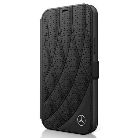 Pouzdro Mercedes New Bow Line pro iPhone 12 mini - černé