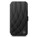 Pouzdro Mercedes New Bow Line pro iPhone 12 mini - černé