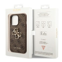 Kryt Guess GUHCP14X4GMGBR pro iPhone 14 Pro Max - hnědý