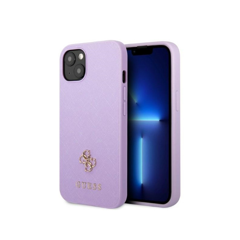 Kryt Guess GUHCP13SPS4MU pro iPhone 13 mini - fialová/purple