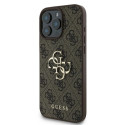 Kryt Guess 4G BIG LOGO pro iPhone 16 Pro Max - hnědý