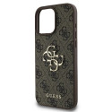 Kryt Guess 4G BIG LOGO pro iPhone 16 Pro Max - hnědý