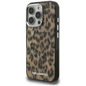 Kryt Karl Lagerfeld IML Leopard Pattern iPhone 16 Pro Max hnědý
