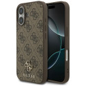 Kryt Guess 4G Small Classic Logo iPhone 17 - hnědý