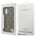 Kryt Guess 4G Small Classic Logo iPhone 17 - hnědý
