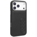 Kryt Audi TT Synthetic Leather MagSafe pro iPhone 17 Pro Max - černý