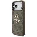 Kryt Guess 4G Big Logo pro iPhone 17 Pro Max - hnědá