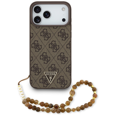 Kryt Guess 4G Strap Triangle Logo MagSafe pro iPhone 17 Pro Max - hně