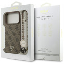 Kryt Guess 4G Strap Triangle Logo MagSafe pro iPhone 17 Pro Max - hně