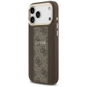 Kryt Guess 4G STRIPE MAGSAFE pro iPhone 17 Pro Max - brown