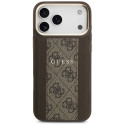 Kryt Guess 4G STRIPE MAGSAFE pro iPhone 17 Pro Max - brown