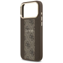 Kryt Guess 4G STRIPE MAGSAFE pro iPhone 17 Pro Max - brown