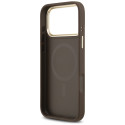 Kryt Guess 4G STRIPE MAGSAFE pro iPhone 17 Pro Max - brown