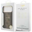 Kryt Guess 4G STRIPE MAGSAFE pro iPhone 17 Pro Max - brown