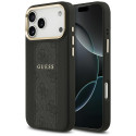 Kryt Guess 4G STRIPE MagSafe pro iPhone 17 Pro Max - černý