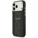 Kryt Guess 4G STRIPE MagSafe pro iPhone 17 Pro Max - černý